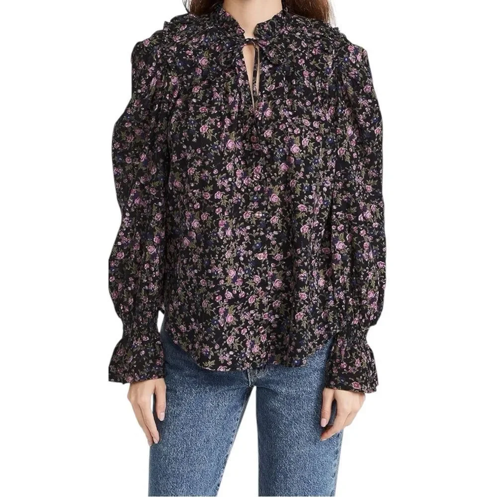 Free People Meant to Be Blouse Size Small